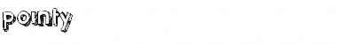 Download pointy Font Download pointy Font