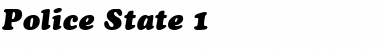 Download Police State 1 Font Download Police State 1 Font