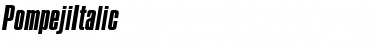 Download PompejiItalic Font Download PompejiItalic Font