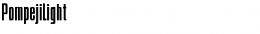 Download PompejiLight Font Download PompejiLight Font
