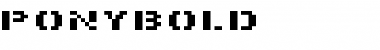 Download PonyBold Font Download PonyBold Font