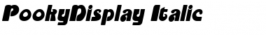 Download PookyDisplay Font Download PookyDisplay Font