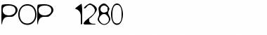 Download POP. 1280 Font Download POP. 1280 Font