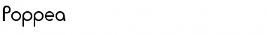 Download Poppea Font Download Poppea Font