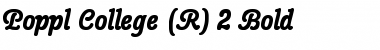 Download Poppl-College Two BQ Font Download Poppl-College Two BQ Font