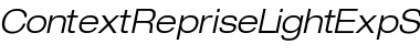 Download ContextRepriseLightExpSSK Font Download ContextRepriseLightExpSSK Font