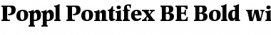 Download Poppl-Pontifex BE Font Download Poppl-Pontifex BE Font
