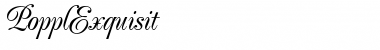 Download PopplExquisit Font Download PopplExquisit Font