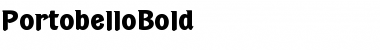 Download PortobelloBold Font Download PortobelloBold Font