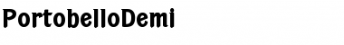 Download PortobelloDemi Font Download PortobelloDemi Font