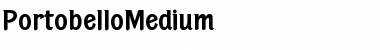 Download PortobelloMedium Font Download PortobelloMedium Font