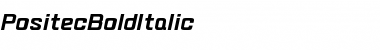 Download PositecBoldItalic Font Download PositecBoldItalic Font
