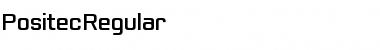 Download PositecRegular Font Download PositecRegular Font