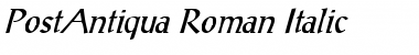 Download PostAntiqua-Roman Italic Font Download PostAntiqua-Roman Italic Font