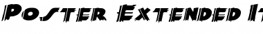 Download PosterExtended Font Download PosterExtended Font