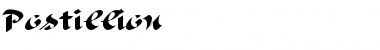 Download Postillion Font Download Postillion Font