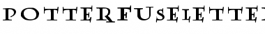 Download PotterFuseLetter Font Download PotterFuseLetter Font