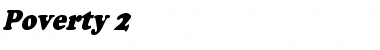 Download Poverty 2 Font Download Poverty 2 Font