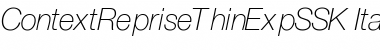 Download ContextRepriseThinExpSSK Font Download ContextRepriseThinExpSSK Font