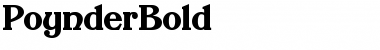 Download PoynderBold Font Download PoynderBold Font