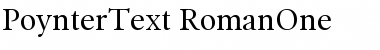 Download PoynterText-RomanOne Font Download PoynterText-RomanOne Font