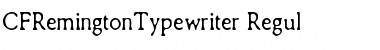 Download CF Remington Typewriter Font Download CF Remington Typewriter Font