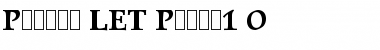 Download Prague LET Font Download Prague LET Font