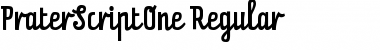 Download PraterScriptOne-Regular Font Download PraterScriptOne-Regular Font
