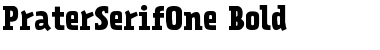 Download PraterSerifOne-Bold Font Download PraterSerifOne-Bold Font