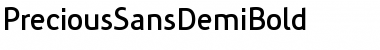 Download PreciousSansDemiBold Font Download PreciousSansDemiBold Font