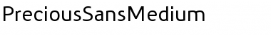 Download PreciousSansMedium Font Download PreciousSansMedium Font