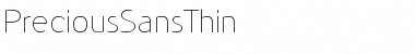 Download PreciousSansThin Font Download PreciousSansThin Font