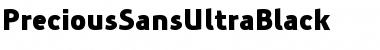 Download PreciousSansUltraBlack Font Download PreciousSansUltraBlack Font