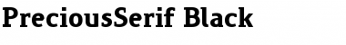 Download PreciousSerif Font Download PreciousSerif Font