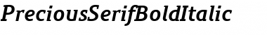 Download PreciousSerifBoldItalic Font Download PreciousSerifBoldItalic Font