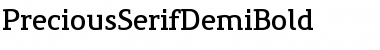 Download PreciousSerifDemiBold Font Download PreciousSerifDemiBold Font