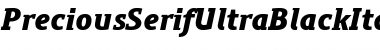 Download PreciousSerifUltraBlackItalic Font Download PreciousSerifUltraBlackItalic Font
