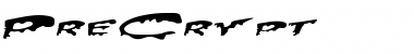 Download PreCrypt Font Download PreCrypt Font