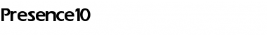 Download Presence 10 Font Download Presence 10 Font
