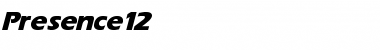 Download Presence 12 Font Download Presence 12 Font