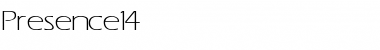 Download Presence 14 Font Download Presence 14 Font