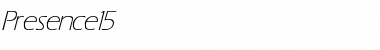 Download Presence 15 Font Download Presence 15 Font