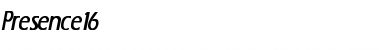 Download Presence 16 Font Download Presence 16 Font