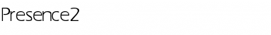 Download Presence 2 Font Download Presence 2 Font