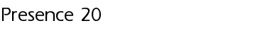 Download Presence 20 Font Download Presence 20 Font