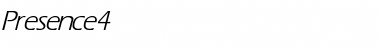 Download Presence 4 Font Download Presence 4 Font