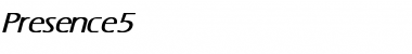 Download Presence 5 Font Download Presence 5 Font