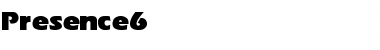 Download Presence 6 Font Download Presence 6 Font