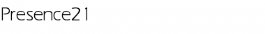 Download Presence21 Font Download Presence21 Font