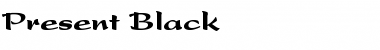 Download Present-Black Font Download Present-Black Font